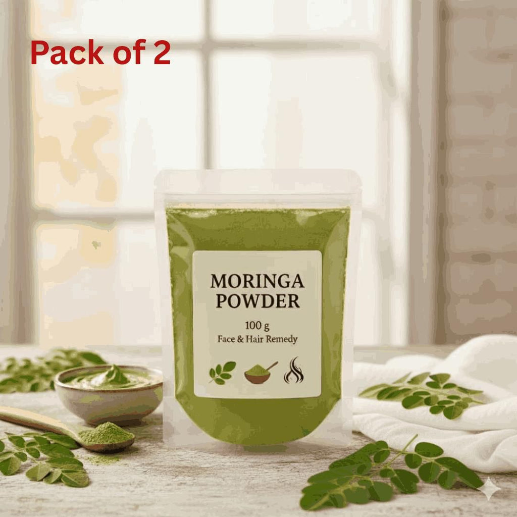 Moringa Powder for Face and Hair Remedy 100g (Pack of 2)